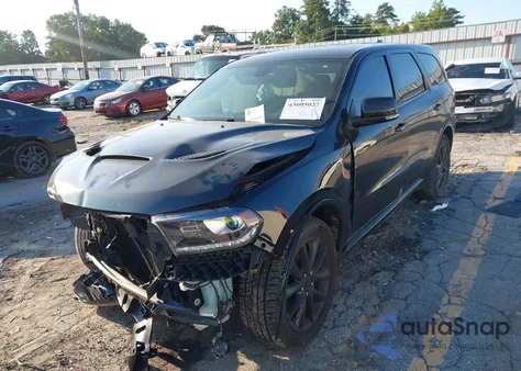 2018 Dodge Durango Gt Rwd из США, поврежденный, VIN 1C4RDHDG7JC329005